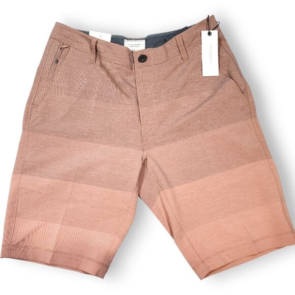 7 Diamonds Other - 7 Diamonds Coronado Hybrid Performance Shorts, Coral Colorblock Mens Size 29x20